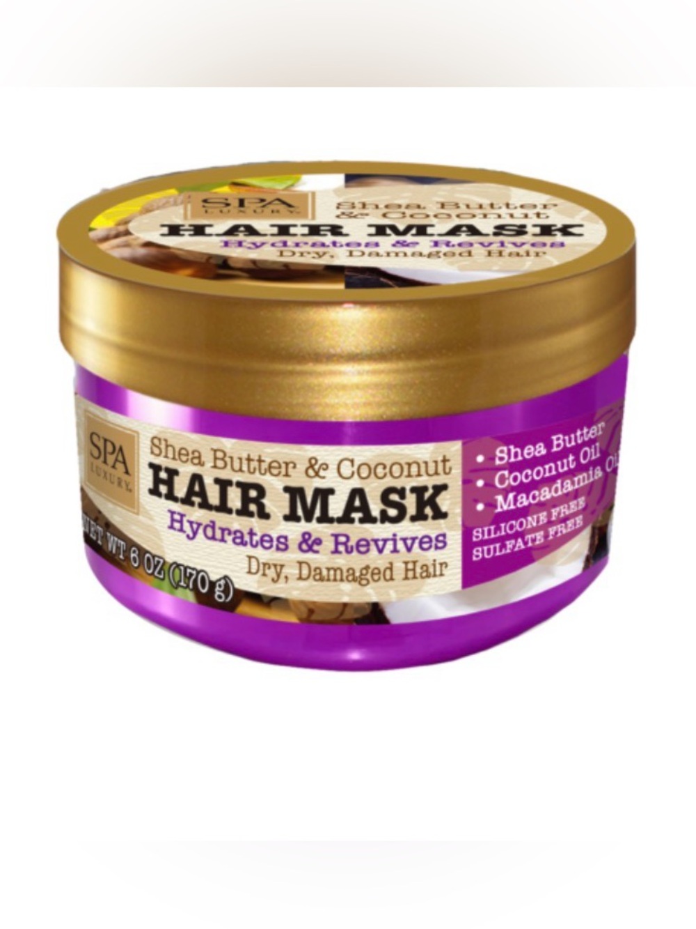 Spa Luxury Shea Butter & Coconut Hair Mask